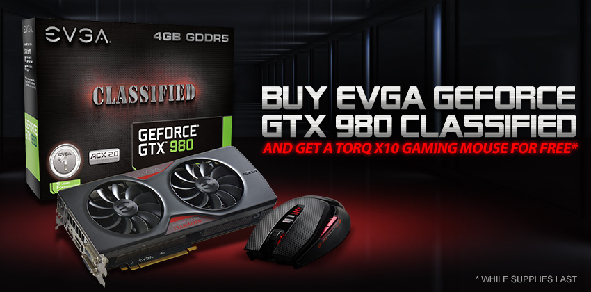 Buy an EVGA GeForce GTX 980 Classified 