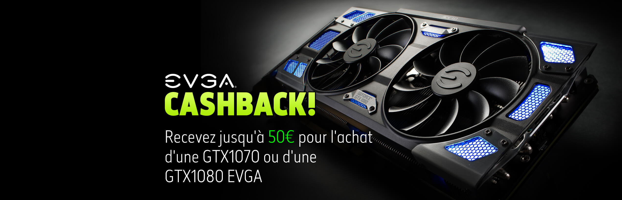 Cashback on EVGA GeForce GTX 1070 or 1080 Graphics Cards