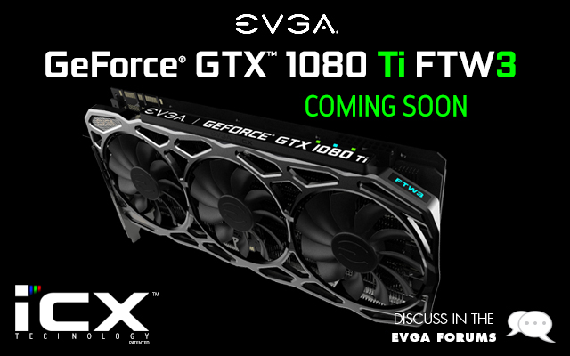 EVGA GeForce GTX 1080 Ti with iCX Technology